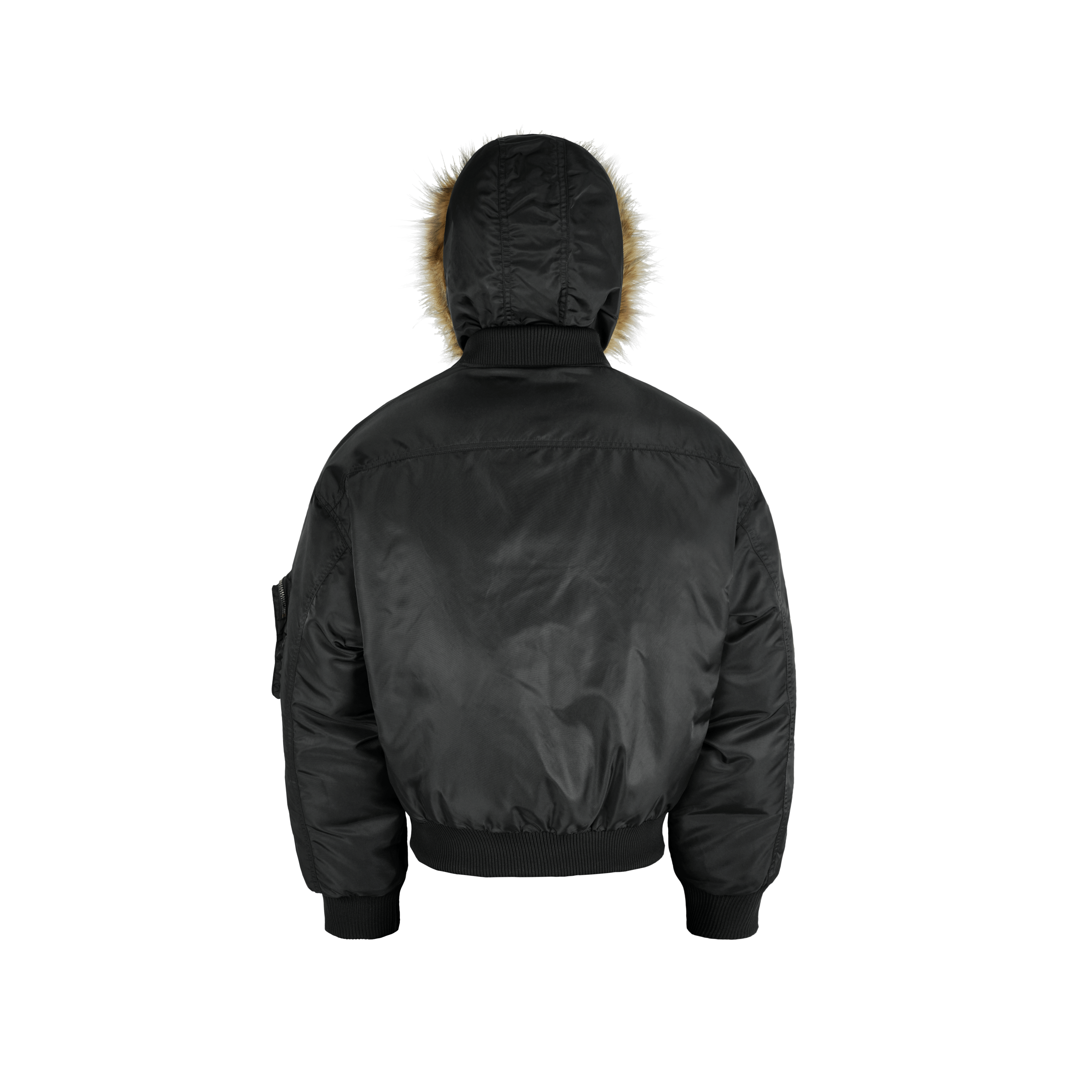 COAT Jacket with detachable fur collar