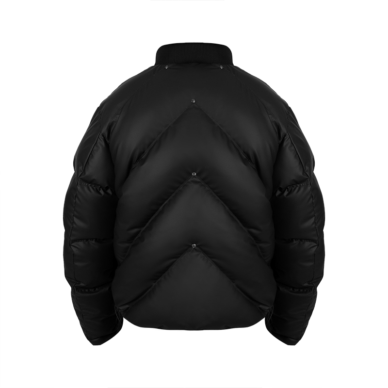 COAT PU Studded MA1 Bomber Jacket