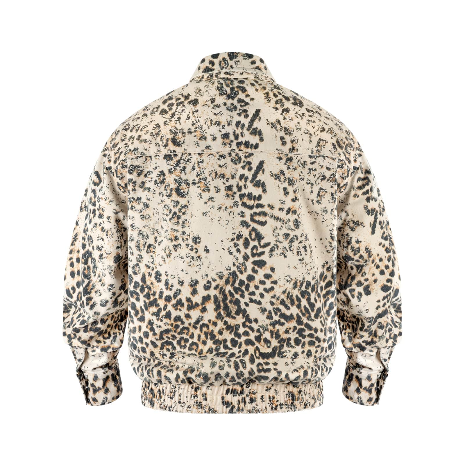Distressed Leopard Jacket