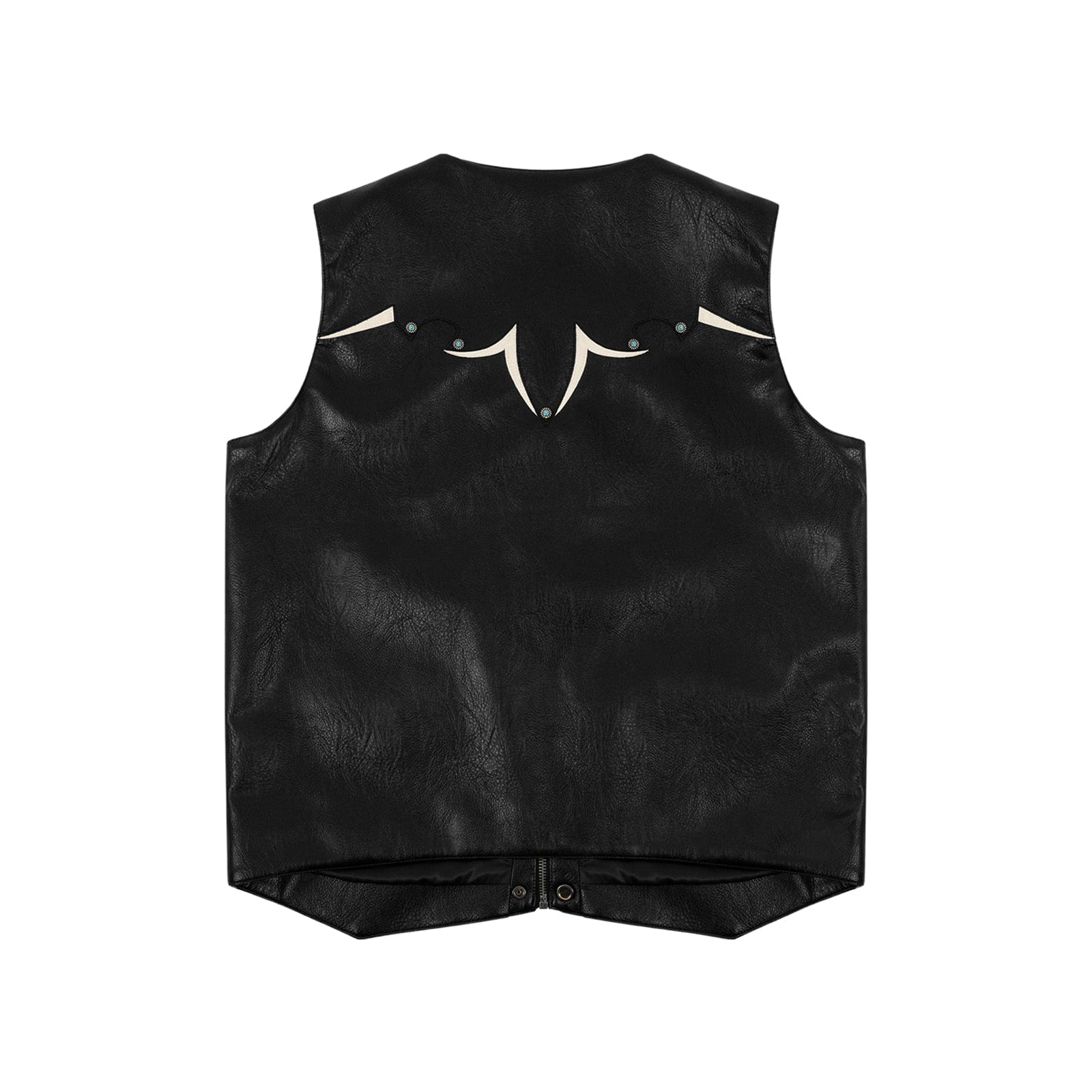 Gemstone Leather Vest