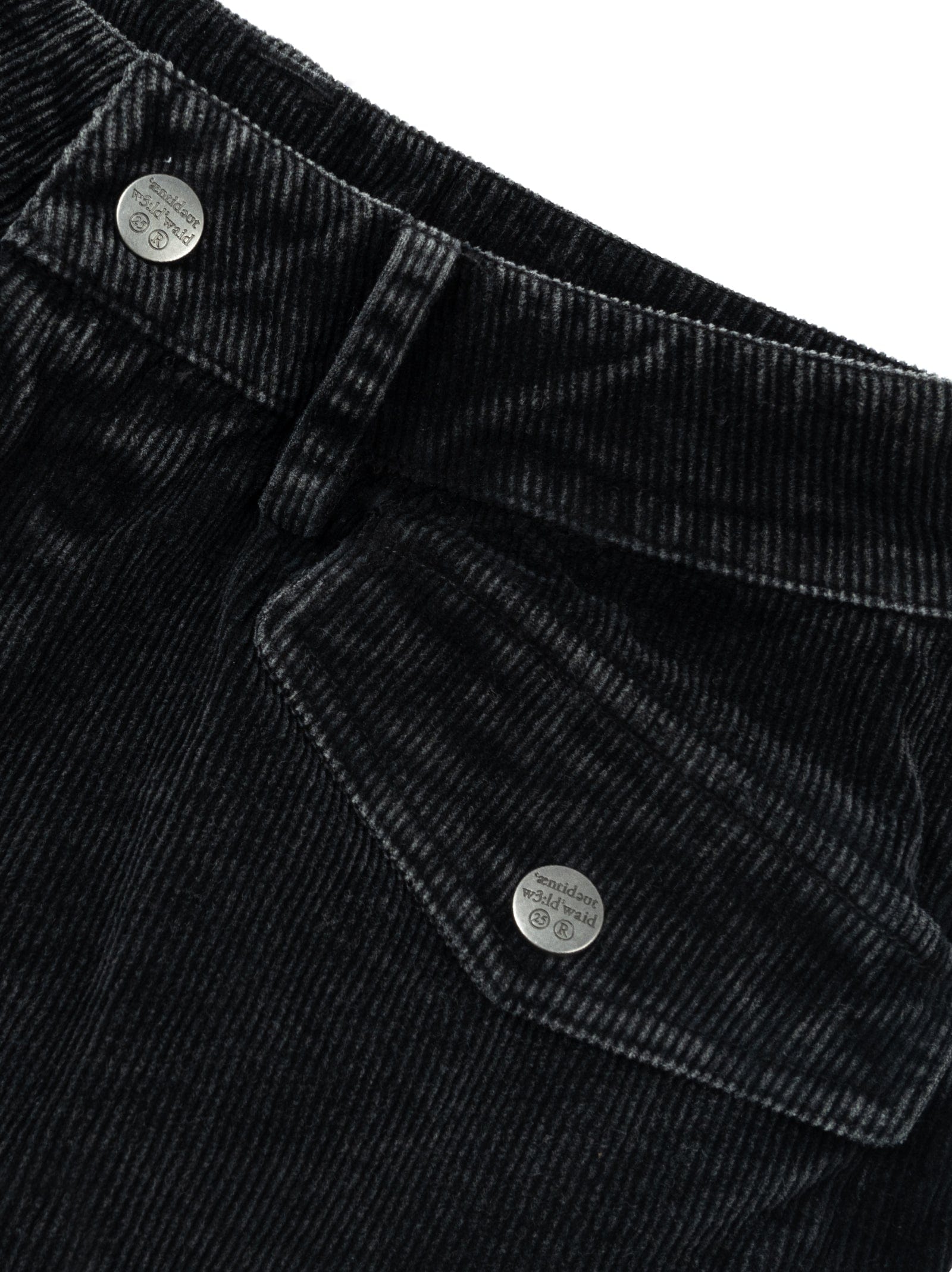 Pants Corduroy Pocket Washed Work Pants