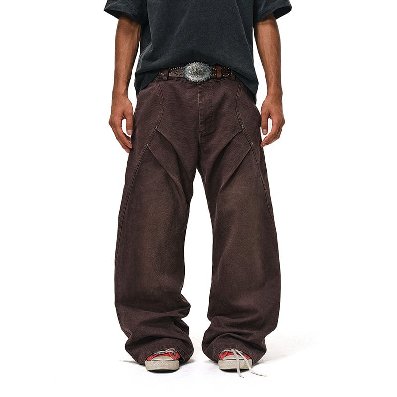 Pants Pleated Monkey Overalls
