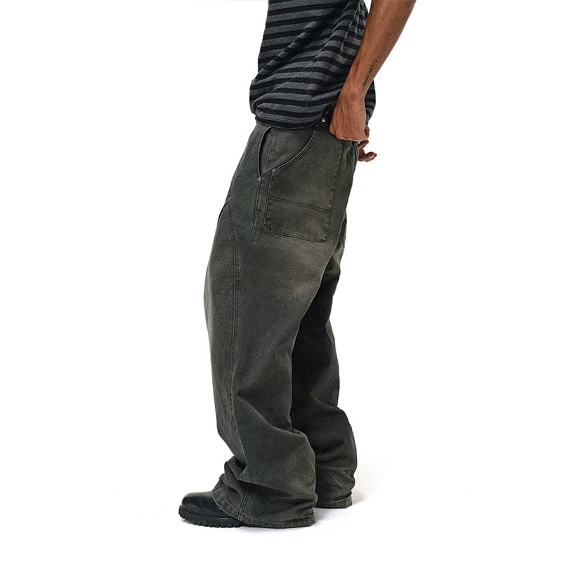 Pants Pleated Monkey Overalls