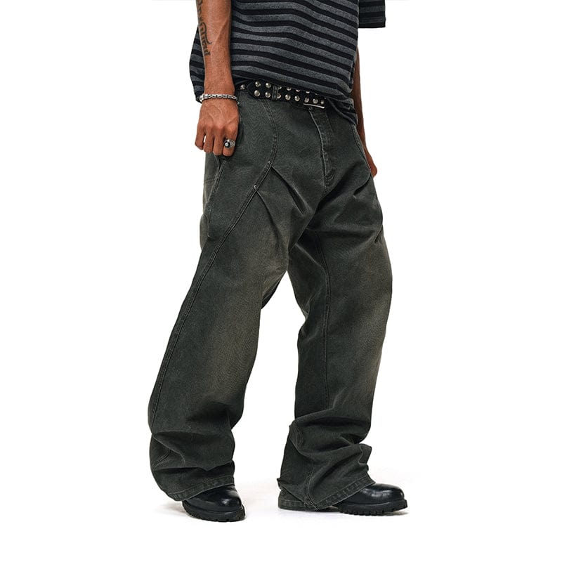 Pants Pleated Monkey Overalls