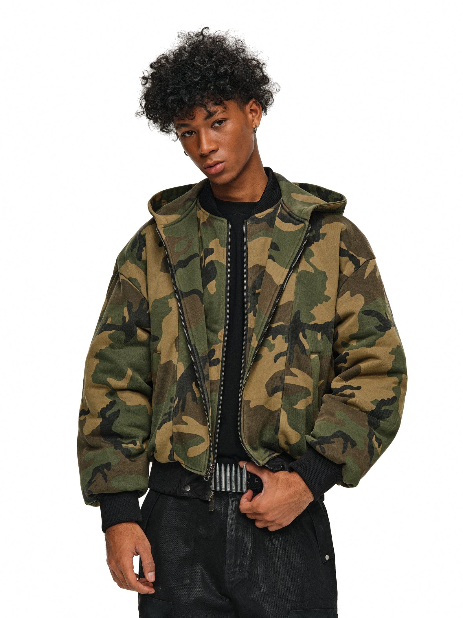 Reversible Camouflage Layered-Style Bomber