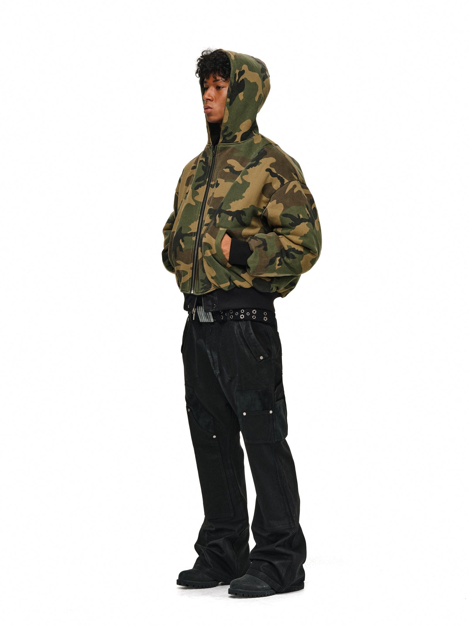 Reversible Camouflage Layered-Style Bomber