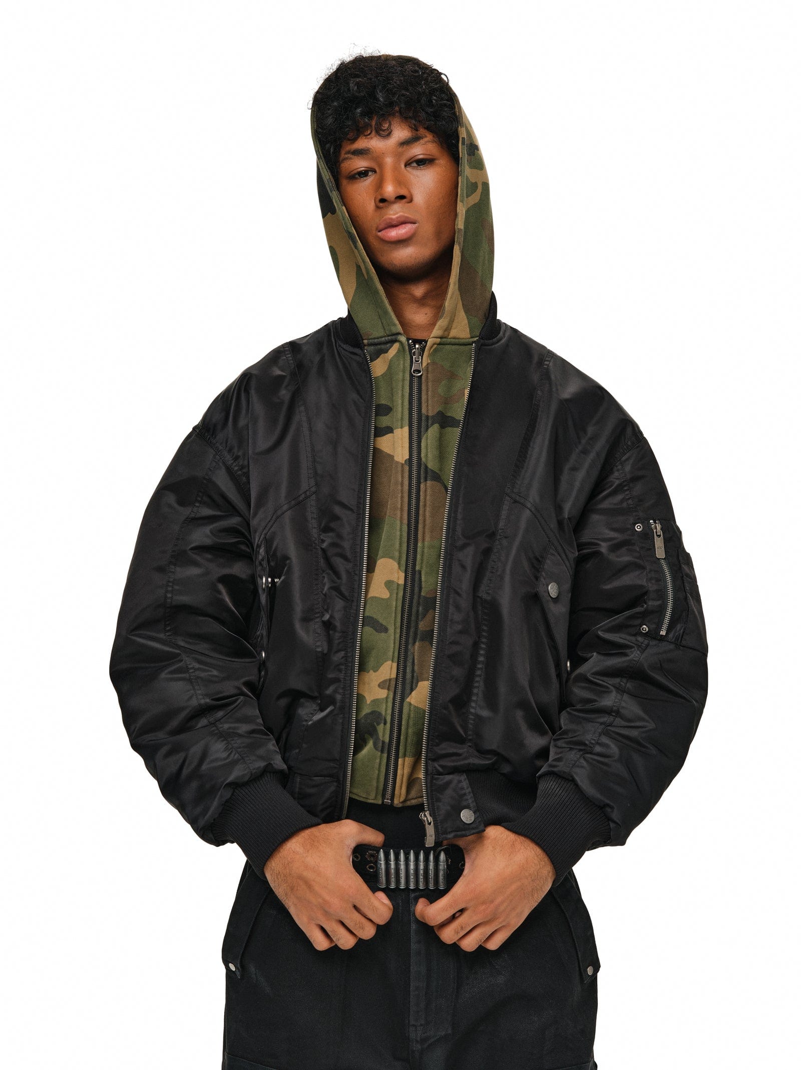 Reversible Camouflage Layered-Style Bomber