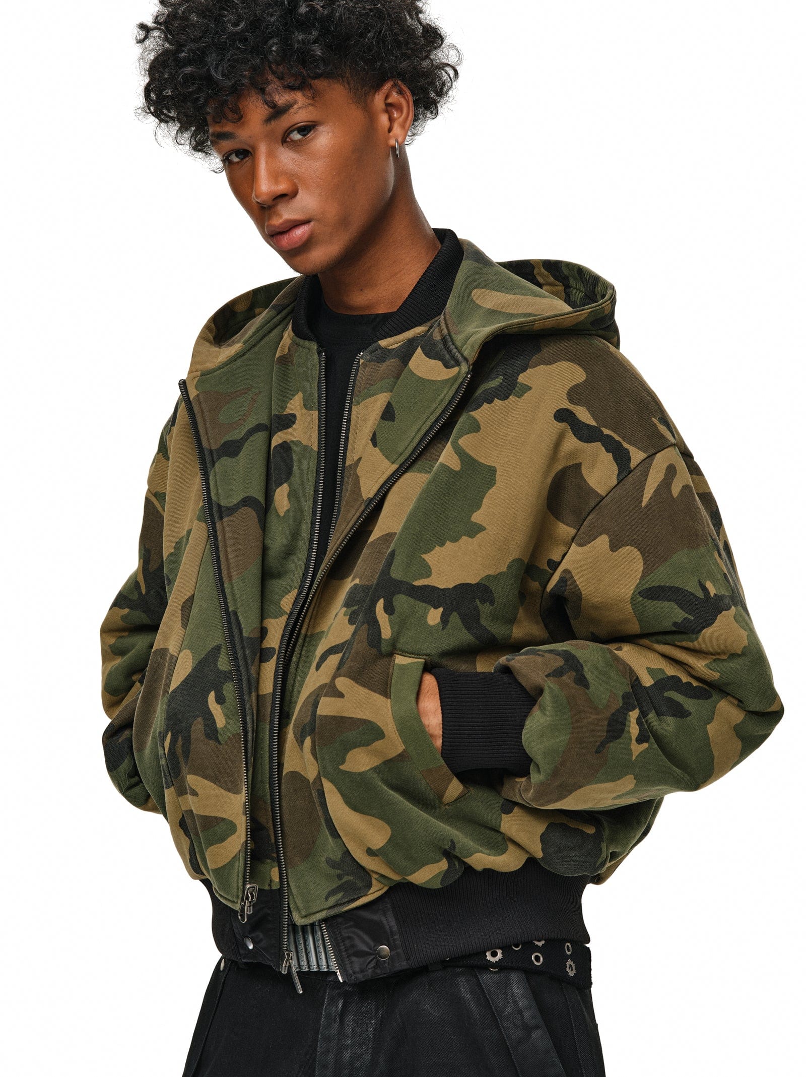 Reversible Camouflage Layered-Style Bomber