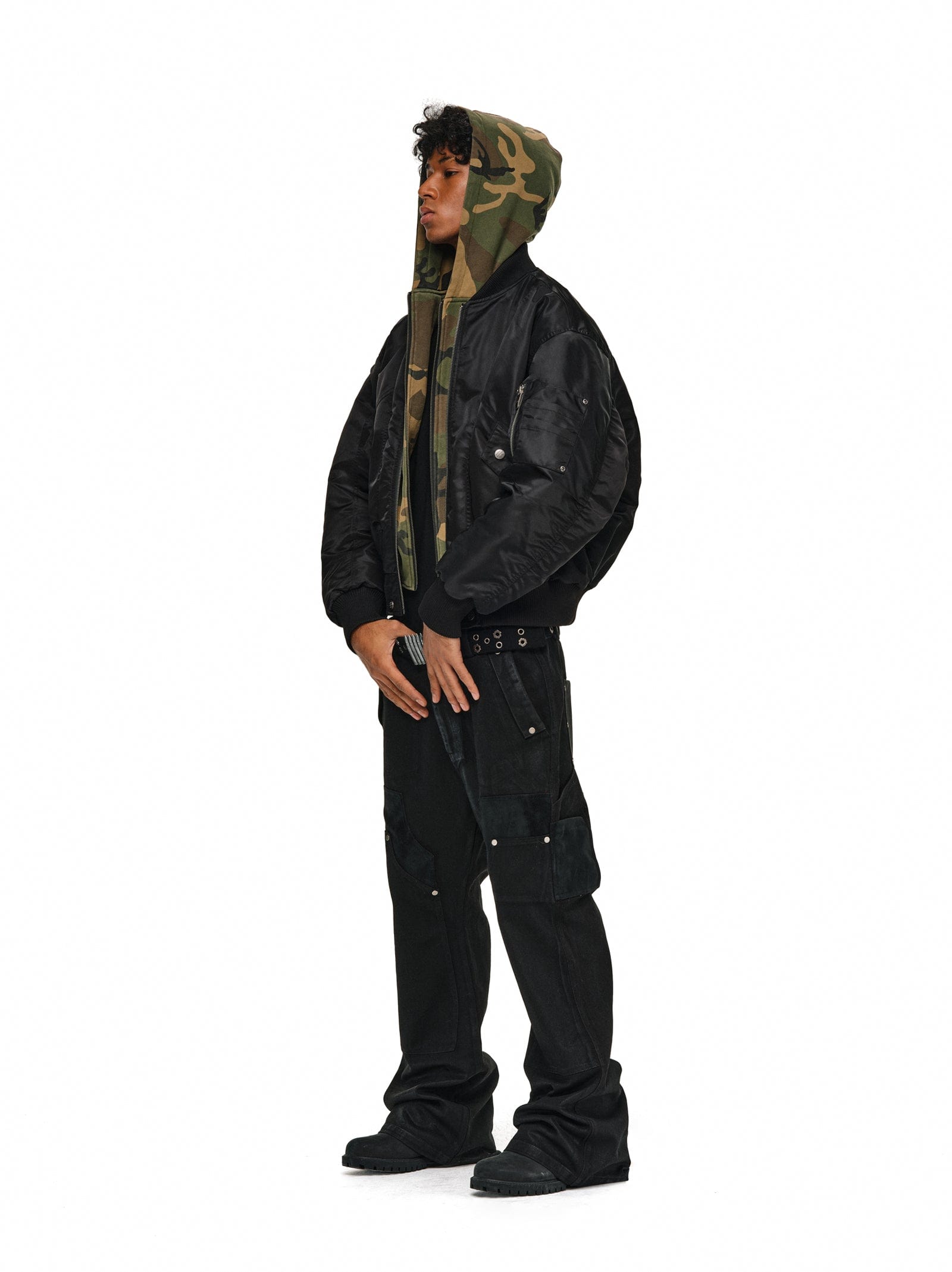 Reversible Camouflage Layered-Style Bomber