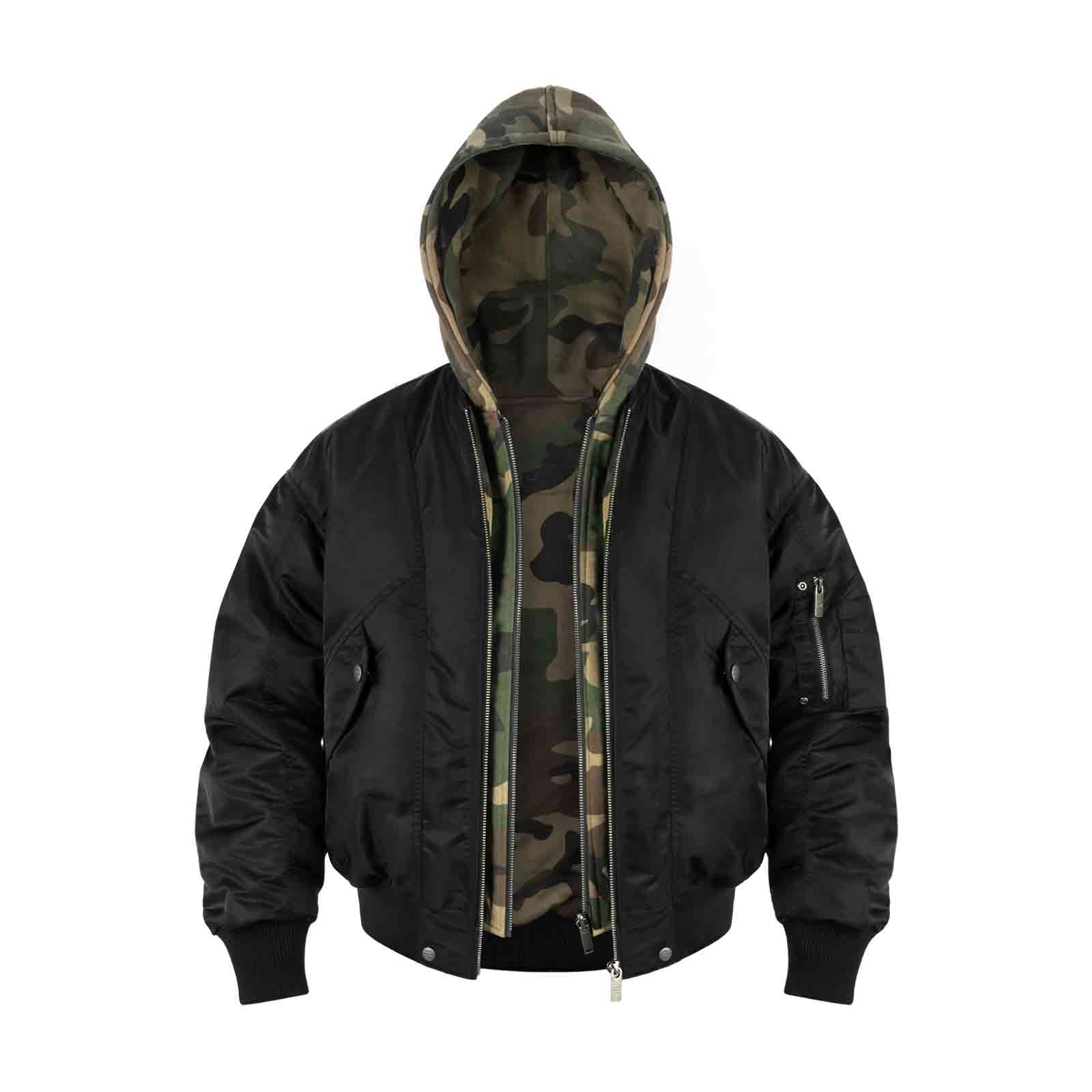 Reversible Camouflage Layered-Style Bomber
