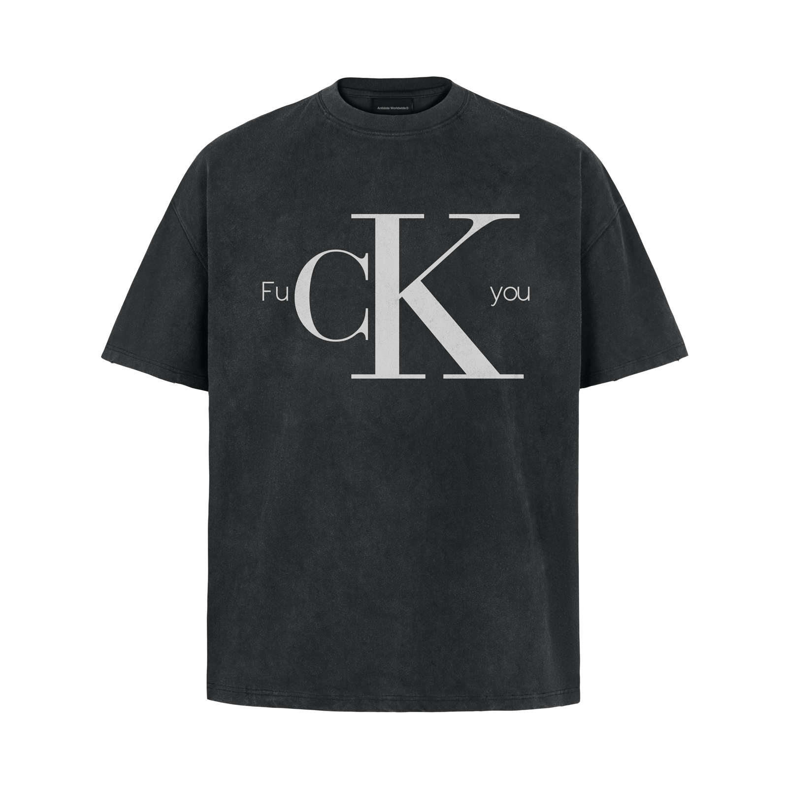 t-shirt Black / S FUCK You Vintage Washed Graphic Tee