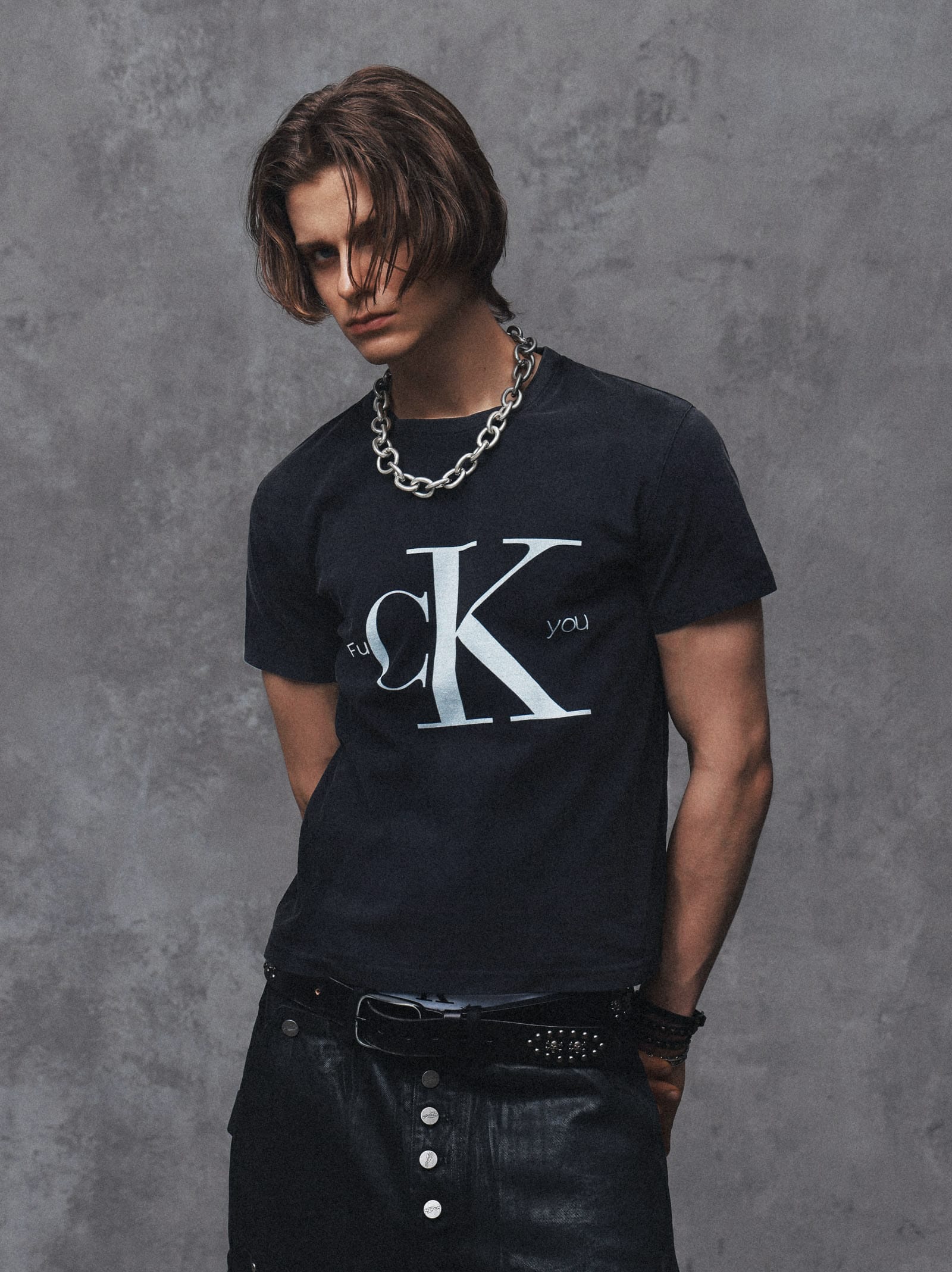 t-shirt FUCK You Vintage Washed Graphic Tee