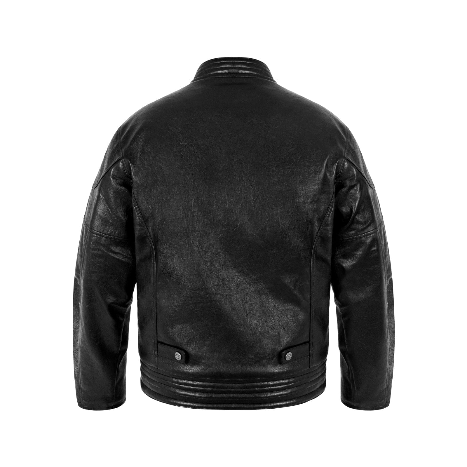 Zip-Up Leather Jacket