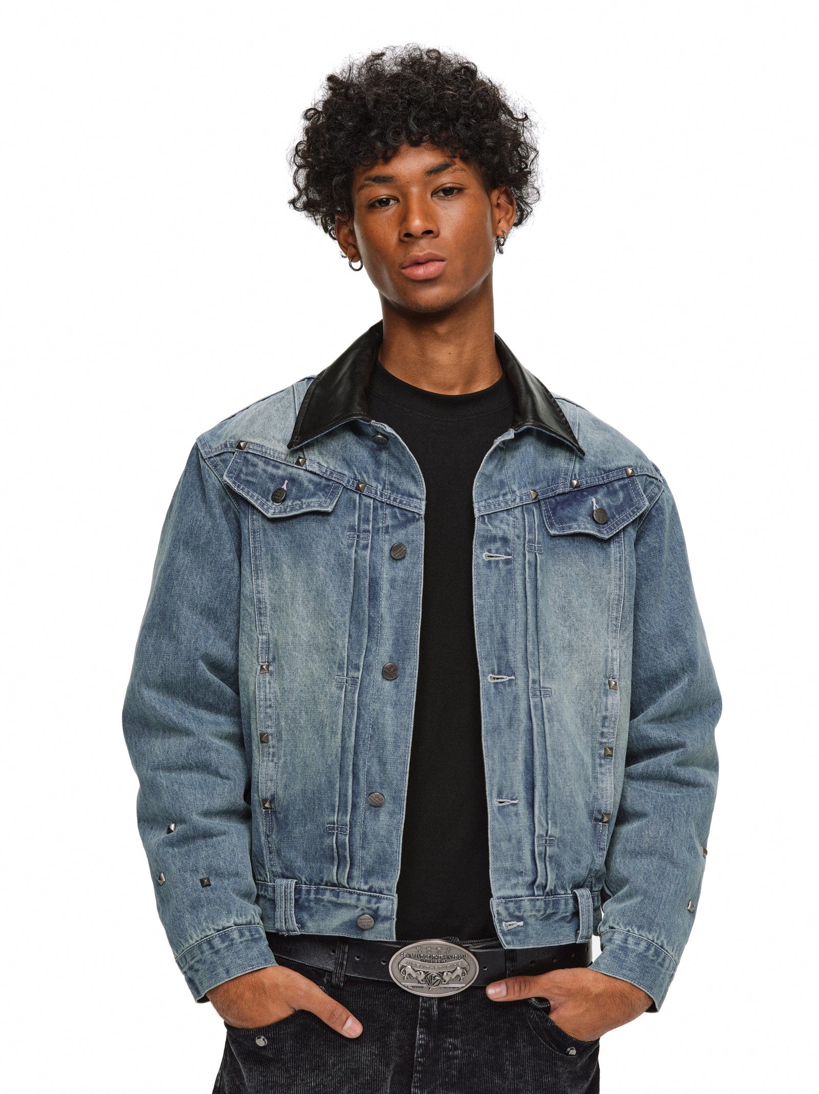 Blue / NOV 23 -20:00 JST COMING SOON Heavyweight Vintage-Wash Denim Down Jacket