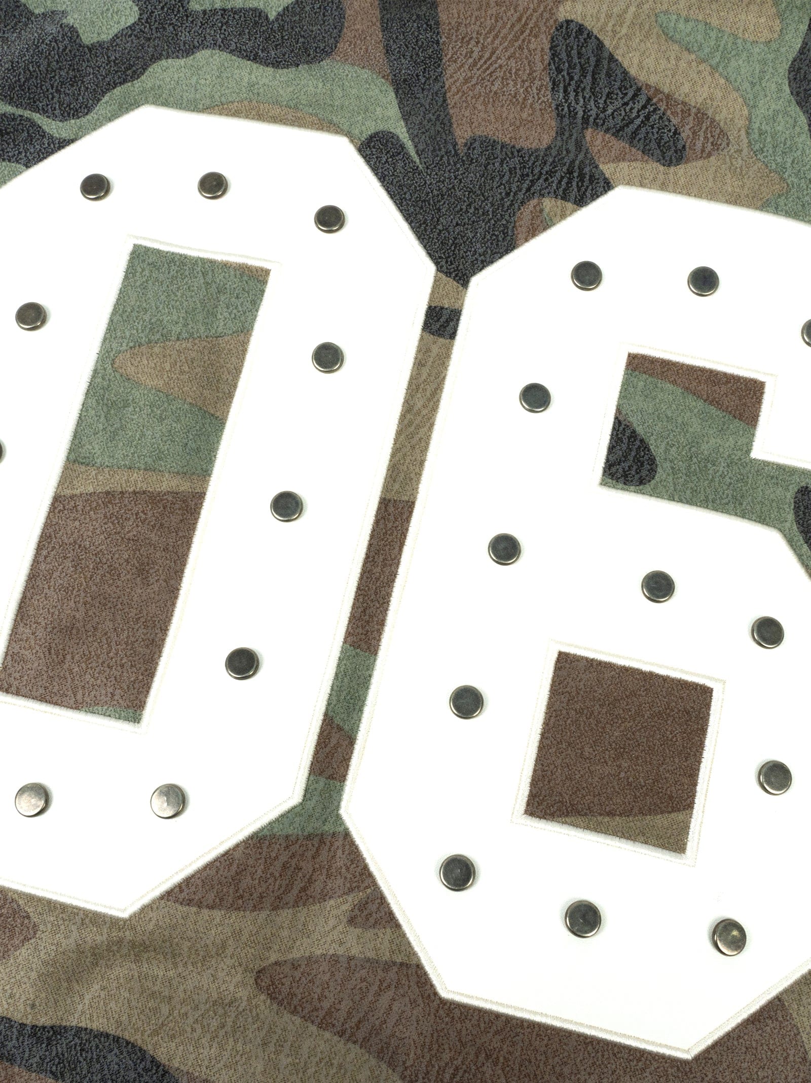 Camouflage Crack Pattern N2B Fur Collar Jacket