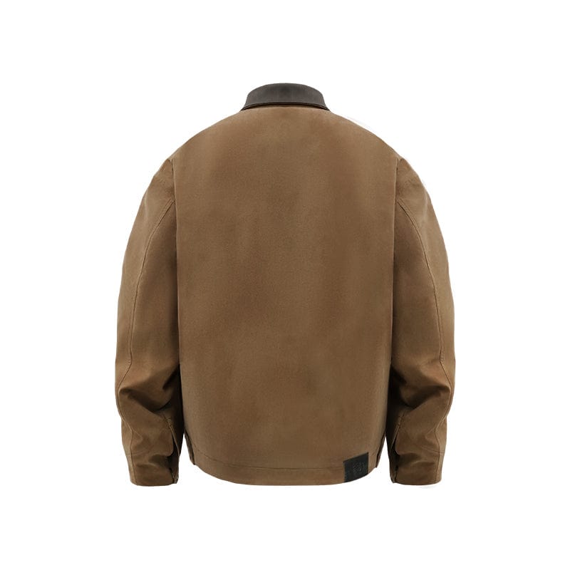 COAT Thickened rough leather jacket, suede jacket and cotton jacket