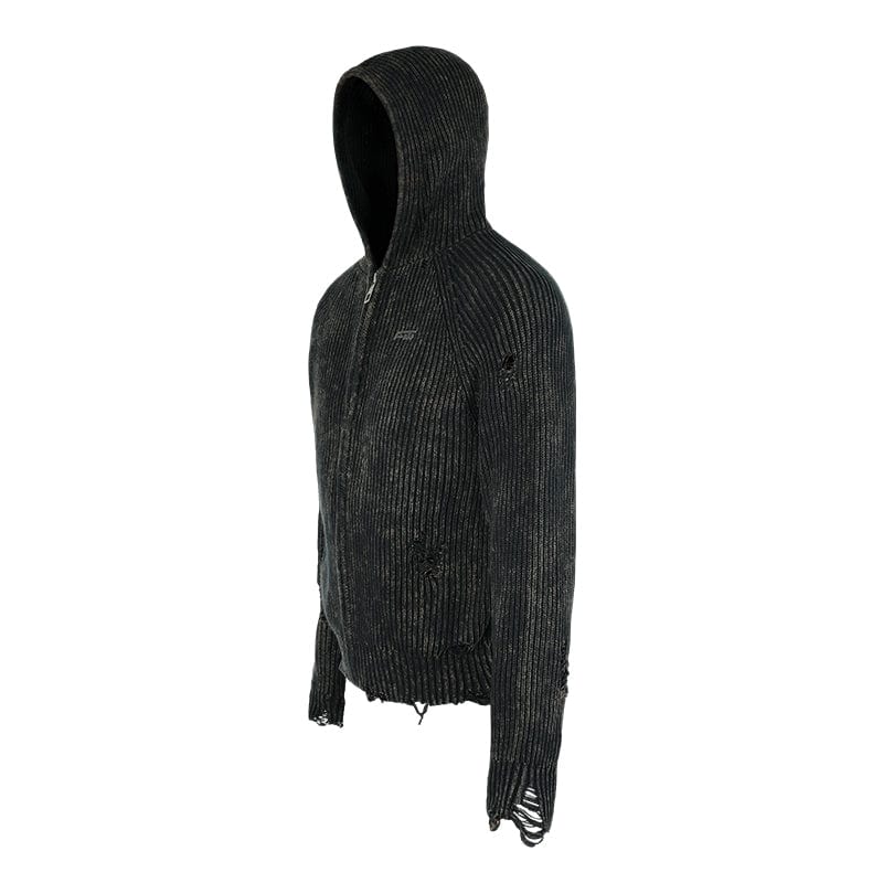 Destroyed Hooded Sweater