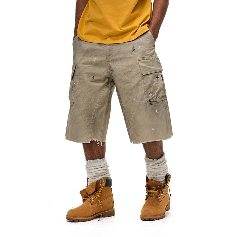 Dirty Cropped Overalls