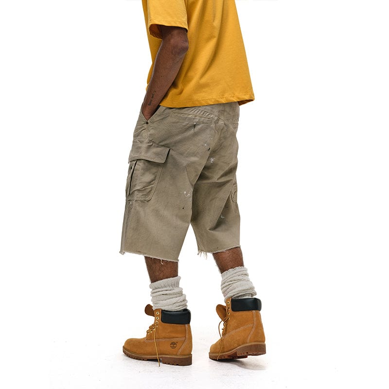 Dirty Cropped Overalls