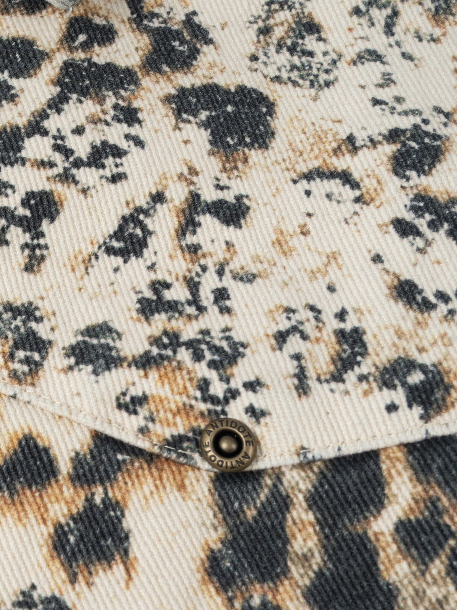 Distressed Leopard Jacket