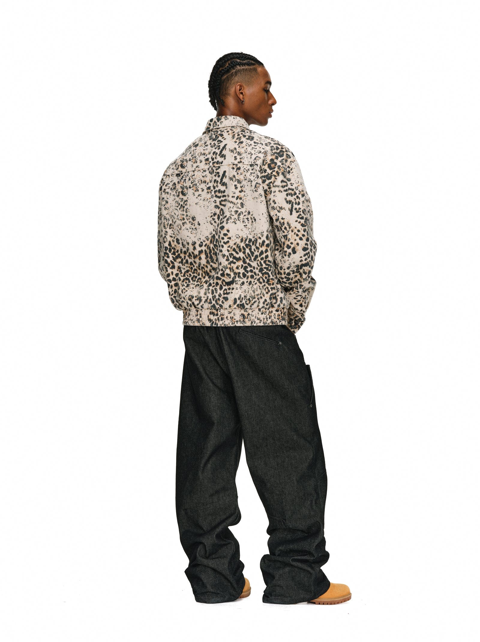 Distressed Leopard Jacket
