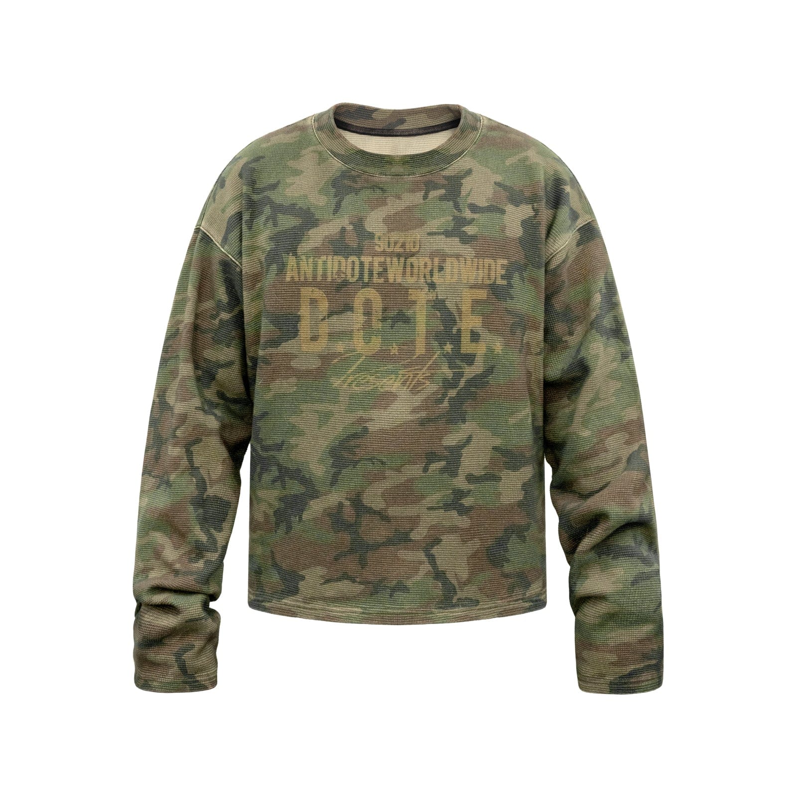 Green / S Camo Long Sleeve Tee