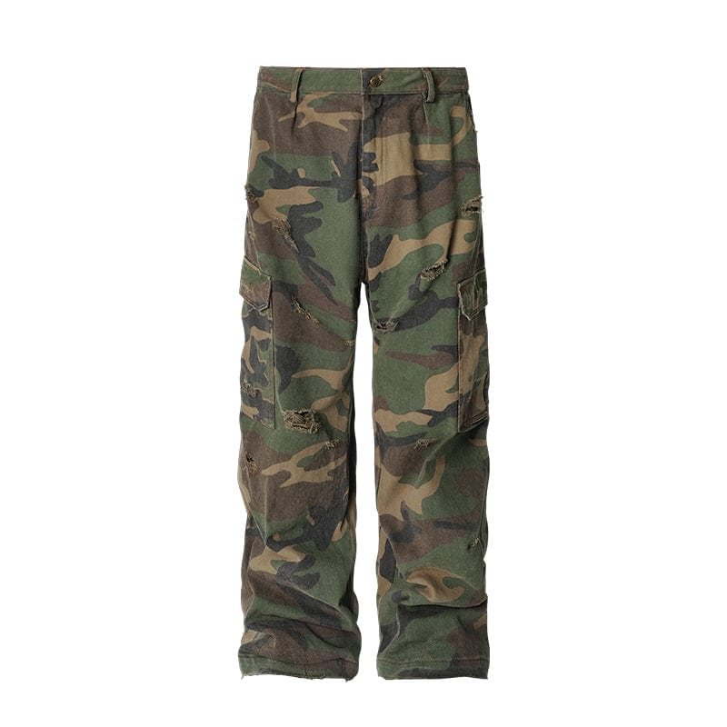 Pants Army Green / S Camouflage cargo trousers