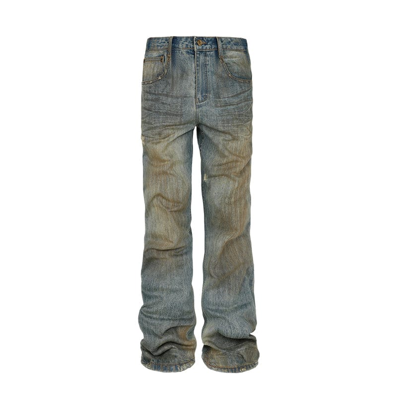 Pants Blue / S Dirty bootcut jeans