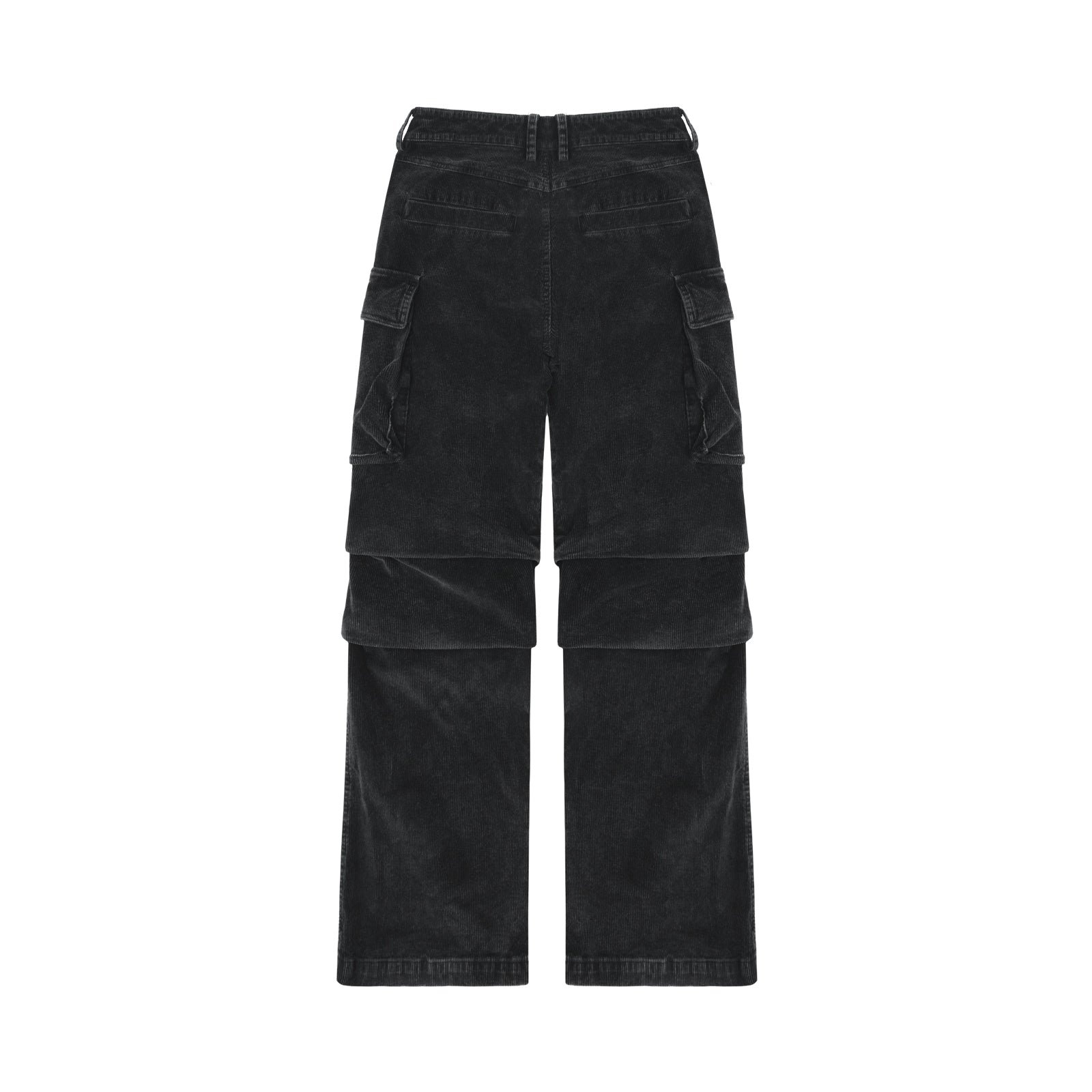 Pants Corduroy Pocket Washed Work Pants