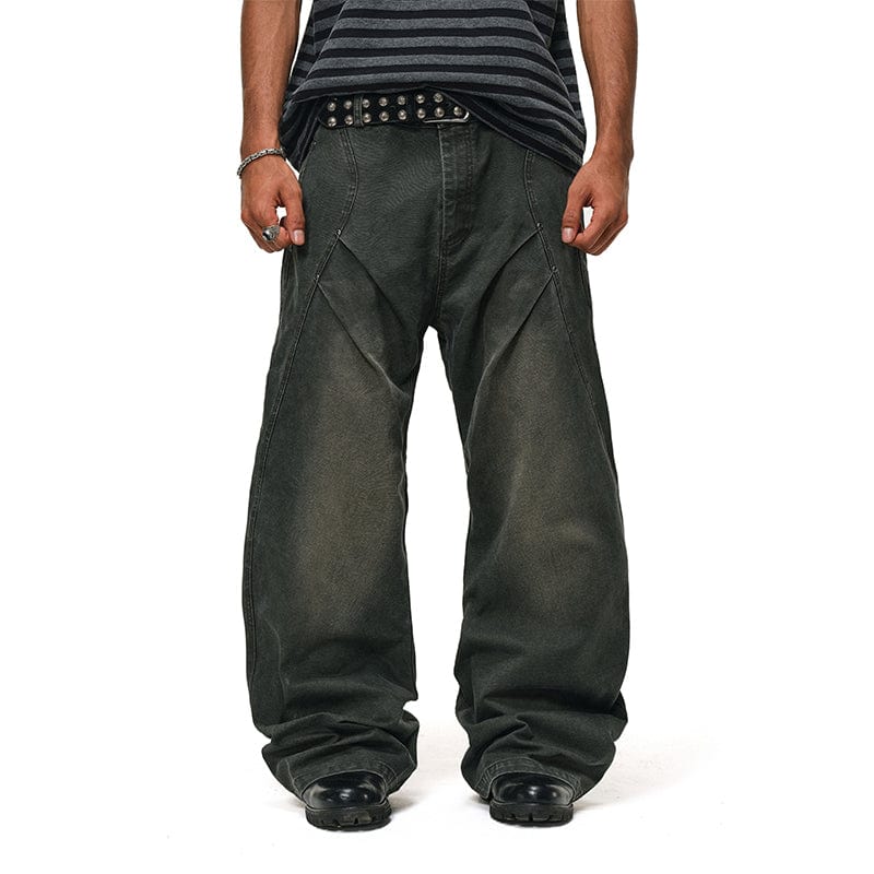 Pants Pleated Monkey Overalls