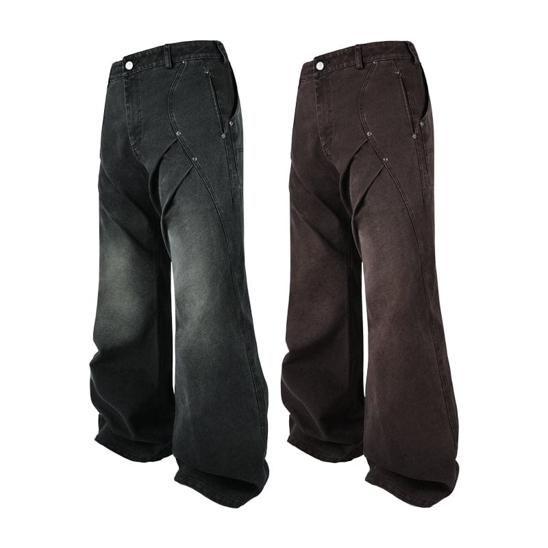 Pants Pleated Monkey Overalls