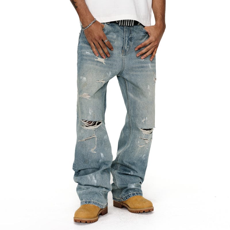 Pants Vintage bootcut ripped jeans