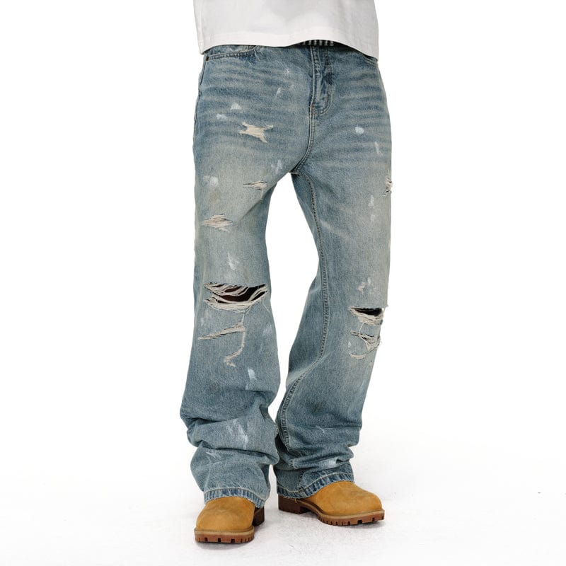 Pants Vintage bootcut ripped jeans