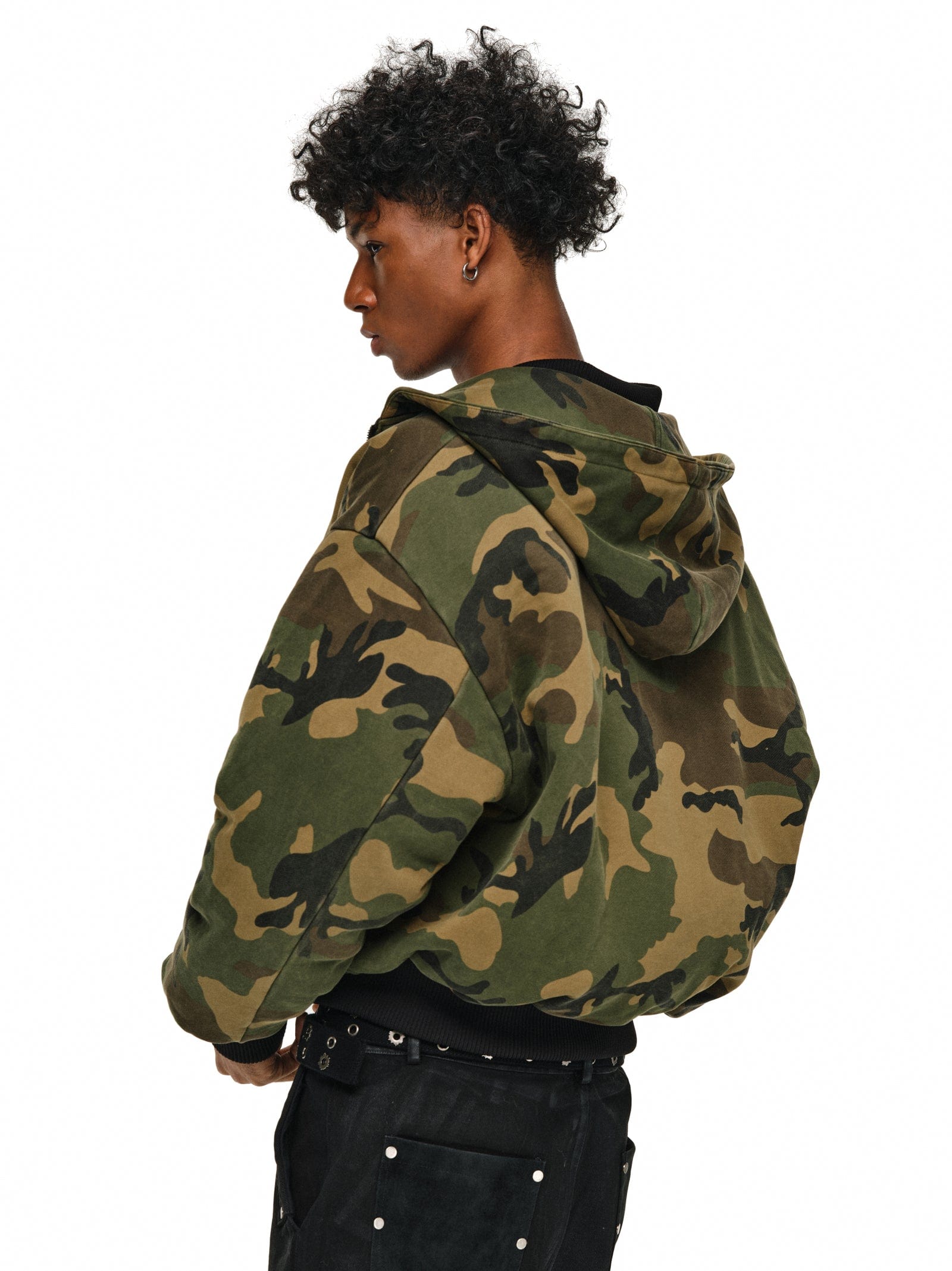 Antidote Worldwide リバーシブルMA-1 Reversible Camouflage Layered-Style Bomber