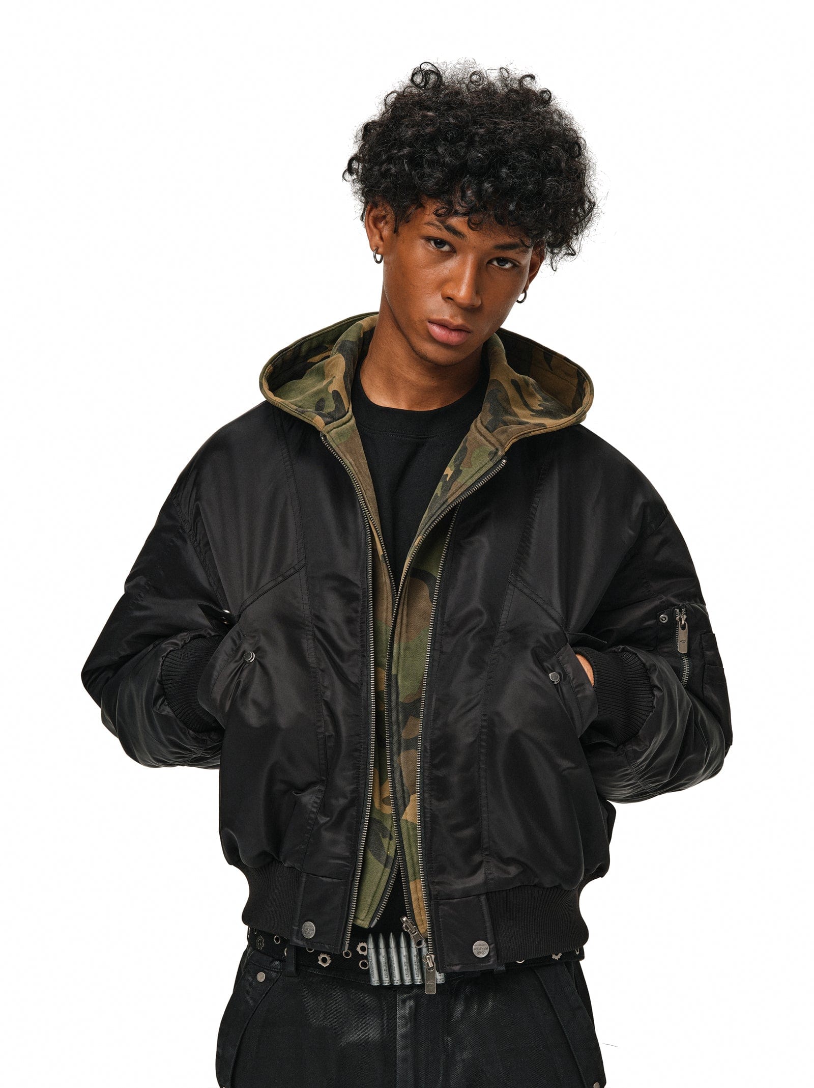 Reversible Camouflage Layered-Style Bomber