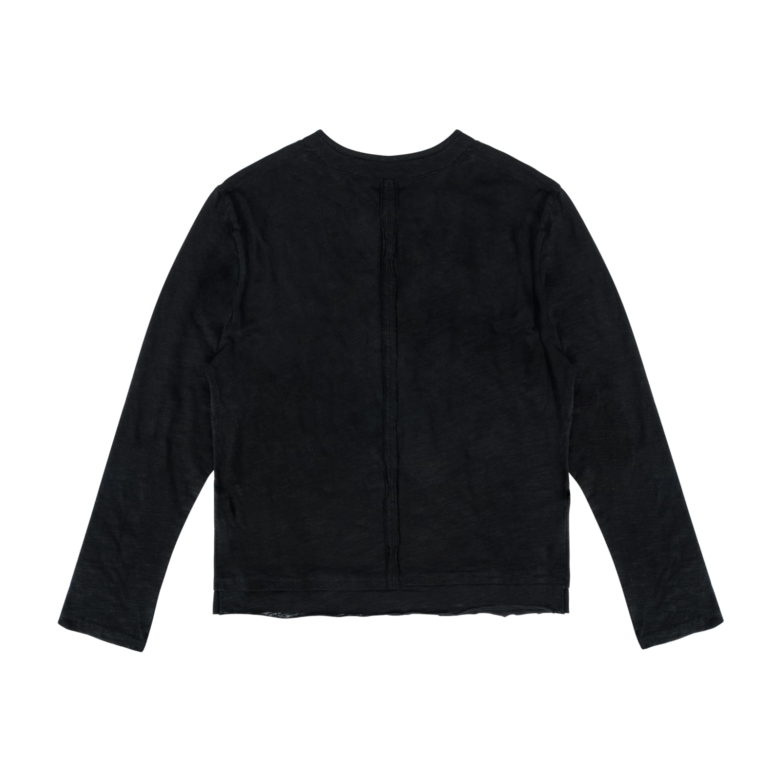 Studded Sleeve Henley Long Sleeve Tee
