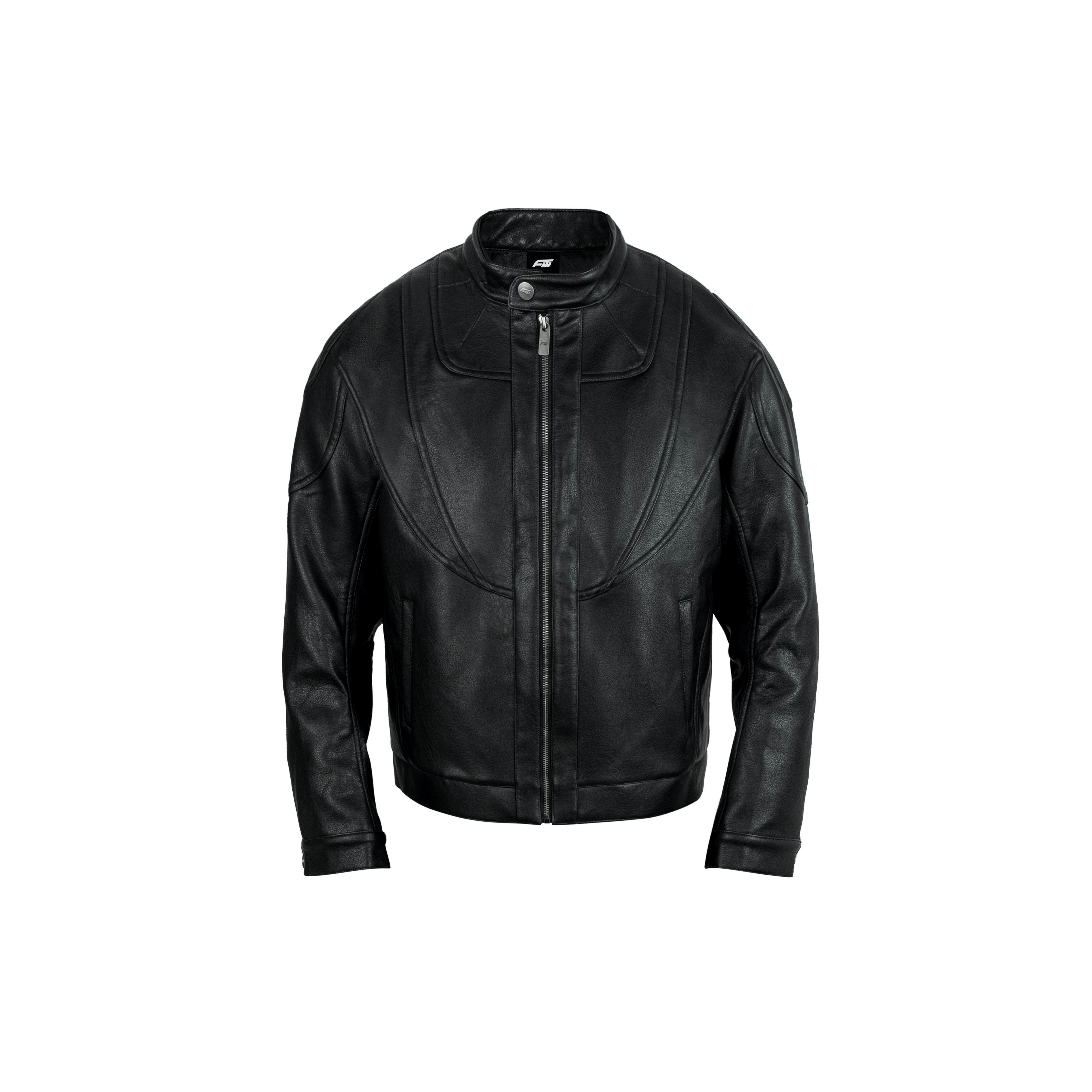 Vintage short leather jacket