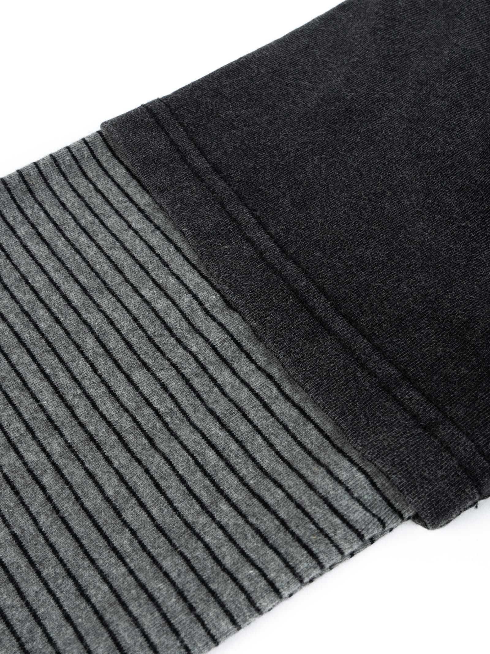 Washed Layered Striped Sleeve Tee