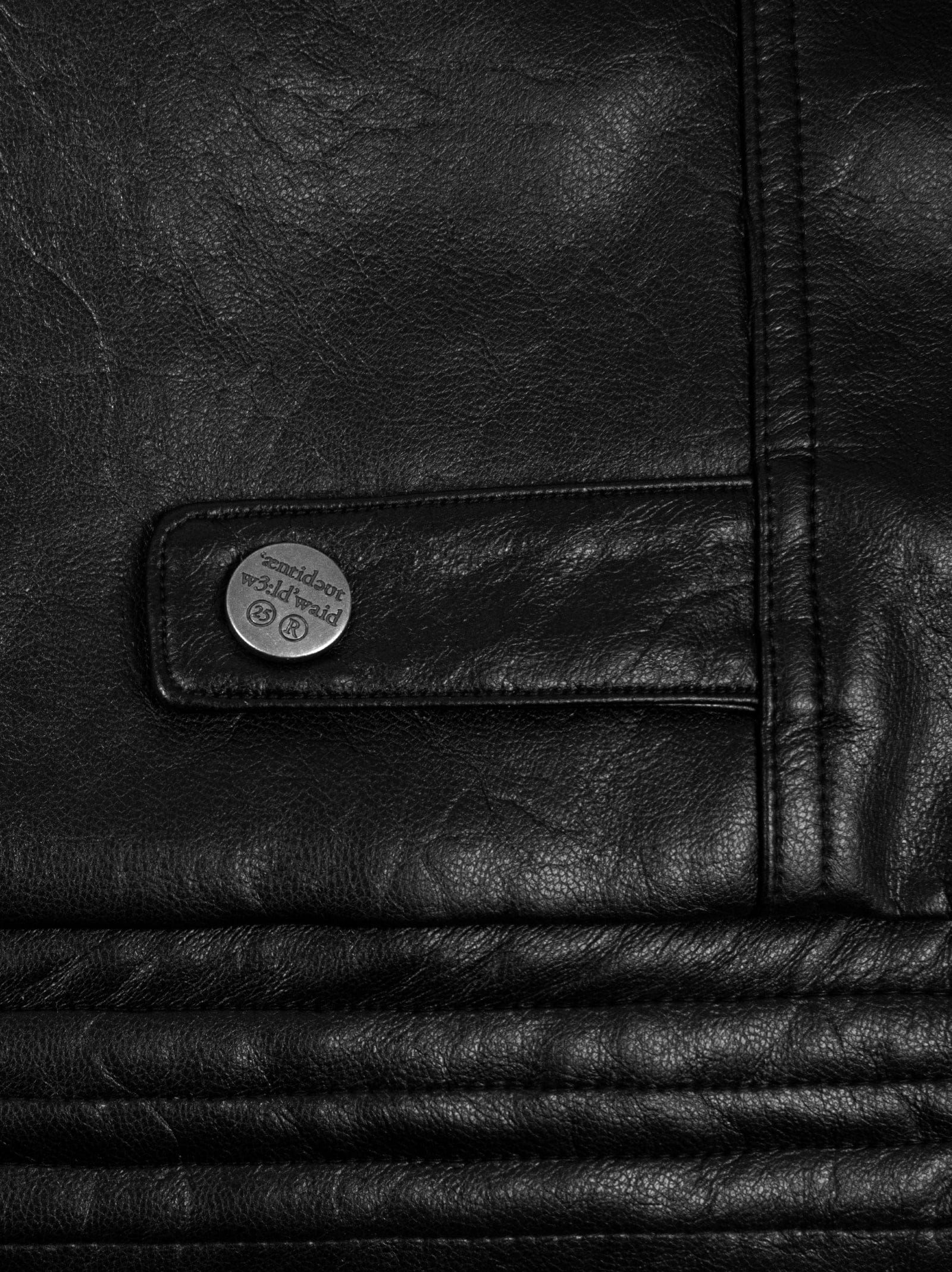 Zip-Up Leather Jacket